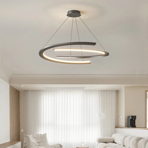 Lustre moderne pour salon - vue 6 sur 8