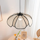lustre abaca fait main en style rétro français led