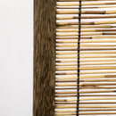 HOMCOM 4 panel folding wooden and Reed 160x1.8x170 cm Natural