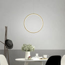 Minimalist circular pendant chandelier for modern interiors