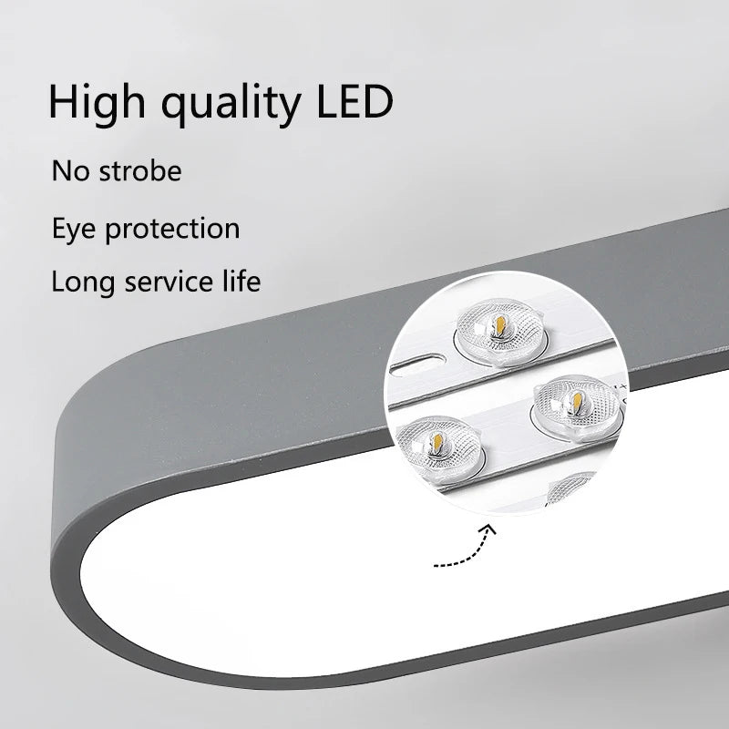 Plafond moderne à LEDs lumières balcons couloirs chambres décoration de la maison éclairage intérieur cuisine Restaurant plafonnier - vue 6 sur 22