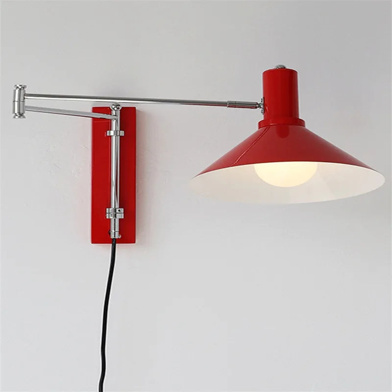 applique murale pliable industrielle en métal pour lecture - vue 6 sur 8