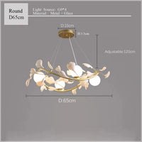 plafonnier led sphérique en verre avec télécommande