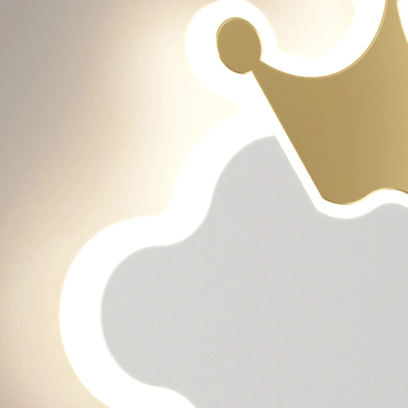 applique murale nuage moderne pour chambre enfant décorative - vue 7 sur 9