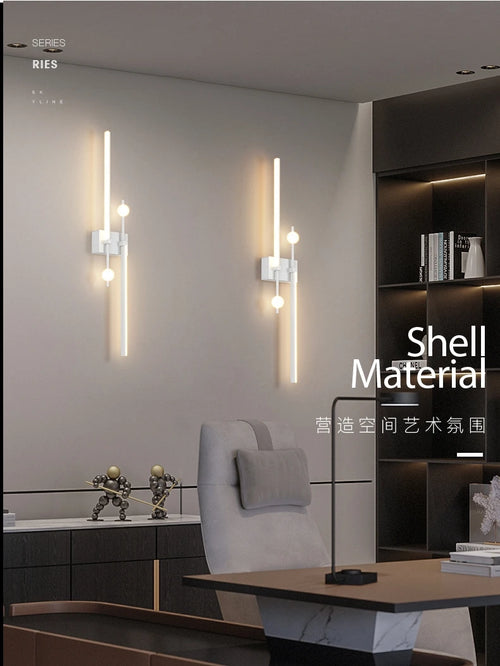 Minimalist Design Led Wall Light Sconce Lamp 80cm Indoor - vue 6 sur 8