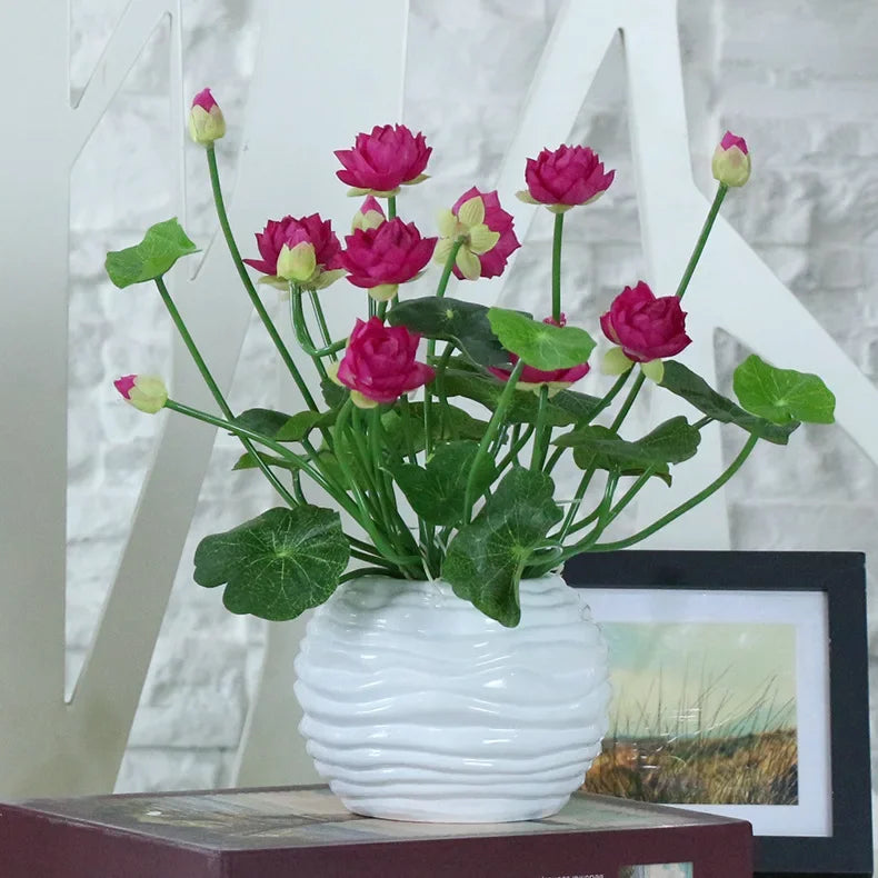 plantes artificielles mini soie décoration pour intérieur jardin et table - vue 8 sur 10