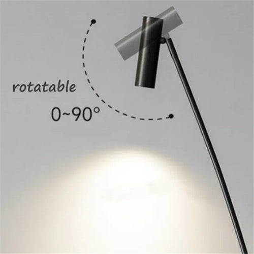 Nordic minimalist adjustable LED floor lamp for indoor use - vue 7 sur 14