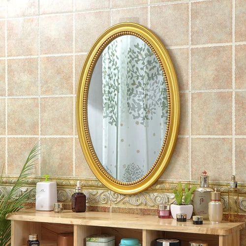 miroirs décoratifs ovales nordiques suspendus en macramé - vue 10 sur 12