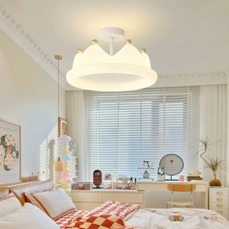 lustre romantique pour chambre de petite fille moderne - vue 5 sur 10