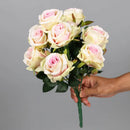 bouquet de roses artificielles en soie pour décoration intérieure