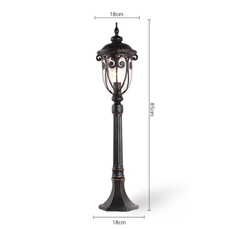 Lampadaire et applique murale vintage étanche pour jardin sandiy - vue 11 sur 11