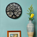 Elegant 8X8" Tree of Life Aluminum Wall Clock - Silent, Diy Decor for Bedroom &amp; Valentine'S Day Clocks Wall Home Decor