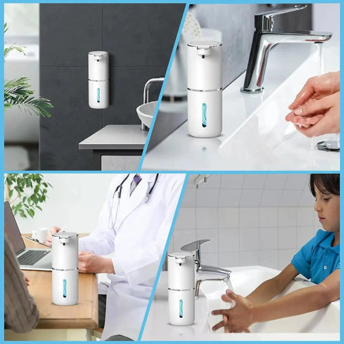 distributeur de savon automatique moussant rechargeable sans contact - vue 5 sur 7