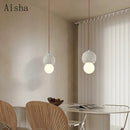 suspension wabi-sabi design luminaire nordique créatif pour intérieur