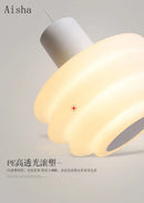 Transparent acrylic pendant light for minimalist interior decor