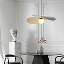 suspension haut de gamme en métal et verre style design artistique