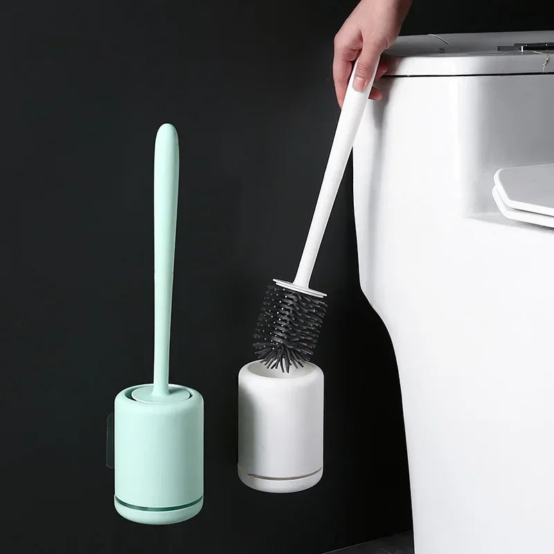 brosse de toilette murale avec support de rangement pratique - vue 2 sur 9
