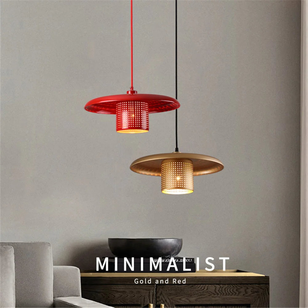 lustre à led en métal style industriel pour café et bar - vue 3 sur 10