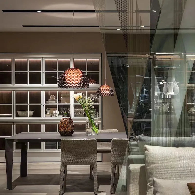 suspension design italien ajouré pour intérieur moderne - vue 6 sur 8