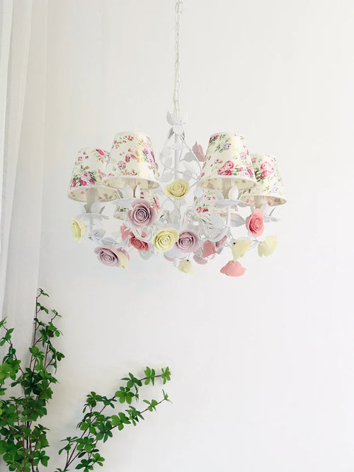 lustre en céramique led style nordique rétro pour un éclairage élégant - vue 5 sur 11