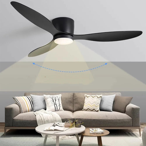 Ventilateur de plafond moderne avec moteur à courant continu - vue 3 sur 14
