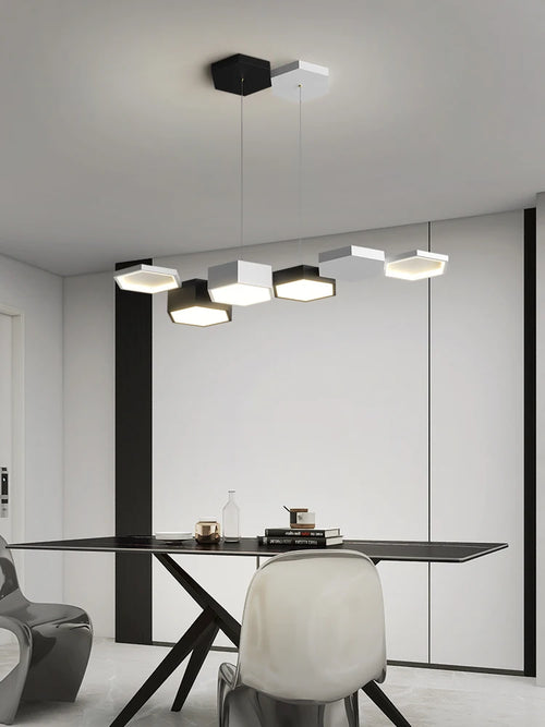 lampe de salon minimaliste moderne lampes géométriques créatives de styliste