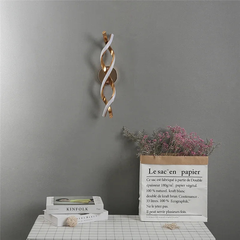 applique murale minimaliste moderne en acrylique led - vue 3 sur 8