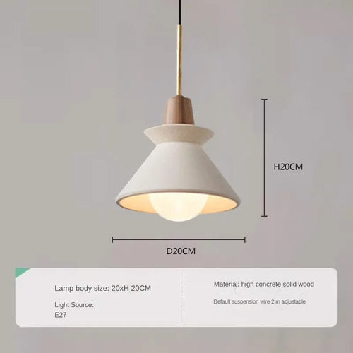lustre moderne en bois et marbre pour intérieur élégant - vue 14 sur 14