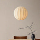 Nordic wabi sabi silk pendant LED chandelier for dining room, bar, and bedroom