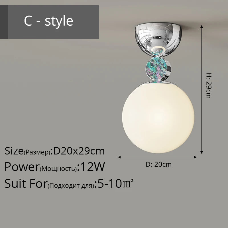 suspension décorative en cristal de luxe pour intérieur - vue 11 sur 12