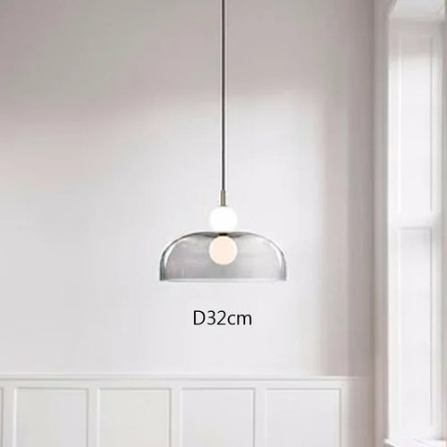 suspension post-moderne en verre pour décoration intérieure - vue 5 sur 15
