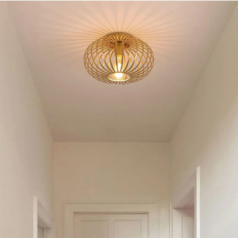 plafonnier moderne en fer style américain pour intérieur - vue 4 sur 7
