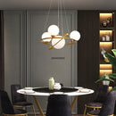 Minimalist glass LED pendant for interior decoration