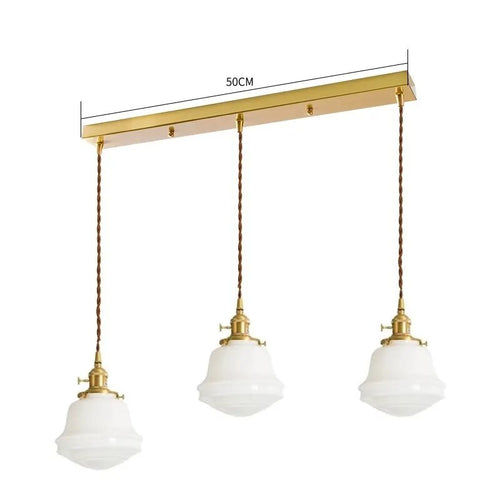 Suspension LED en verre blanc laiteux - vue 25 sur 30