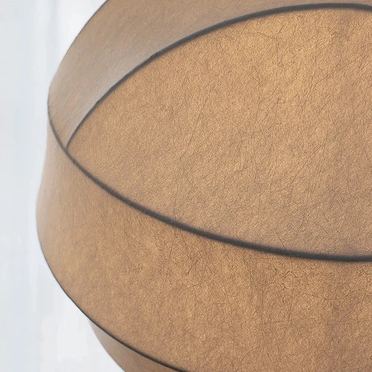 Lustre boule design en tissu style soie fait à la main - vue 4 sur 6