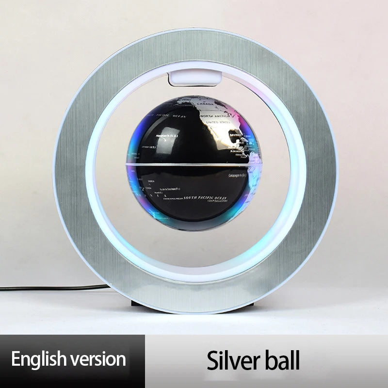 Magnetic levitation globe decoration living room black technology novel high-end decorative gifts with hand gifts, - vue 10 sur 13