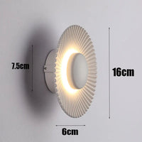 applique murale led moderne en métal pour décoration intérieure