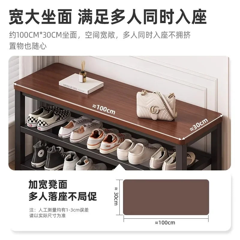 Long Stool, Long Stool, Shoe Change Stool At The Door of The Home, Can Sit in The Gym, Lounge Area, Long Bench, Bathroom - vue 4 sur 11