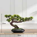 décoration intérieure faux arbre bonsaï style chinois pour un paysage apaisant