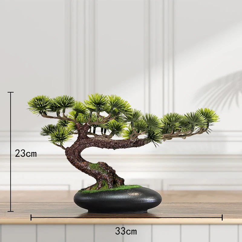 décoration intérieure faux arbre bonsaï style chinois pour un paysage apaisant - vue 6 sur 33