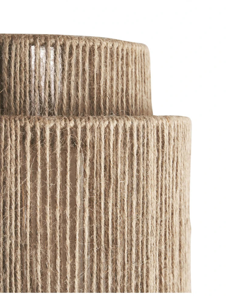 Handmade Hemp Rope Wall Lamp, Home Art Decoration, Bedroom, Hallway, Lobby, Hotel Atmosphere, Sconce E27 Bulb, Creative Light - vue 4 sur 6