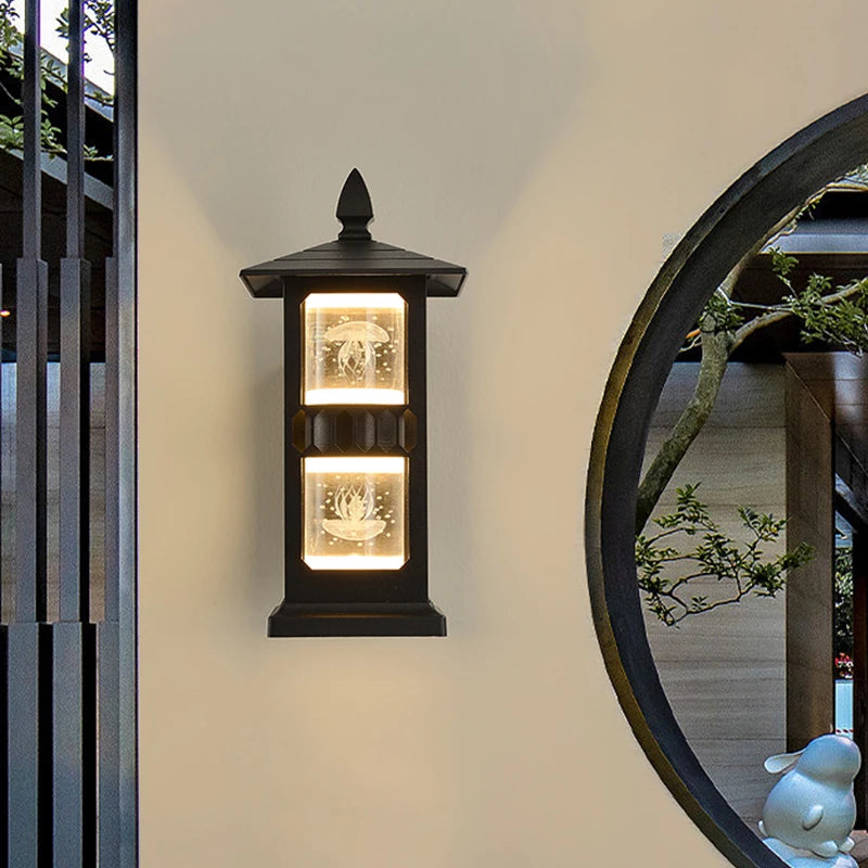 applique murale extérieures étanches minimalistes pour jardin - vue 5 sur 14