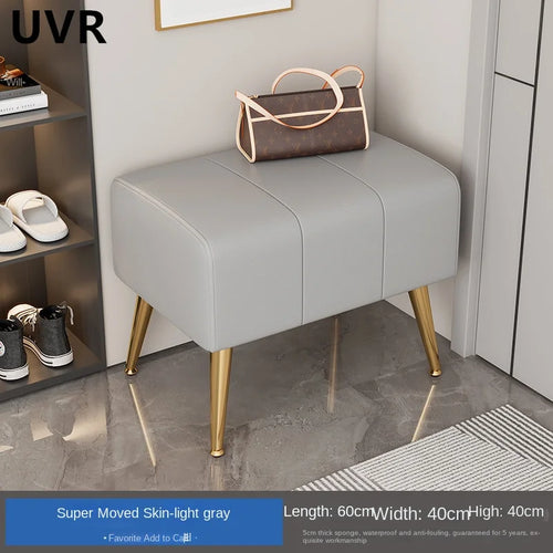banc à chaussures moderne et luxueux avec assise confortable - vue 5 sur 10