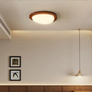 Modern minimalist wooden ceiling light with Nordic log pattern