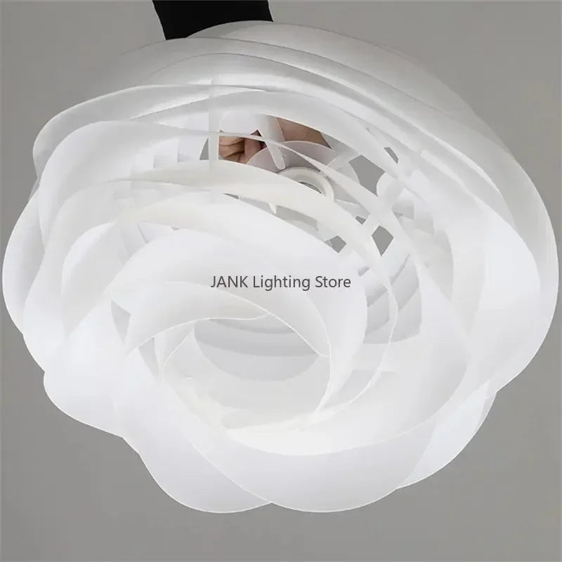 lustre romantique en acrylique design danois décoratif pour intérieur - vue 6 sur 8