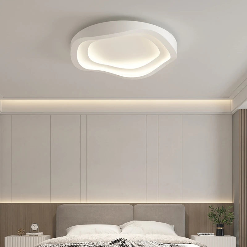 plafonnier led rond élégant lampe intelligente pour décoration intérieure - vue 2 sur 9