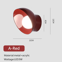 Applique murale LED design coloré