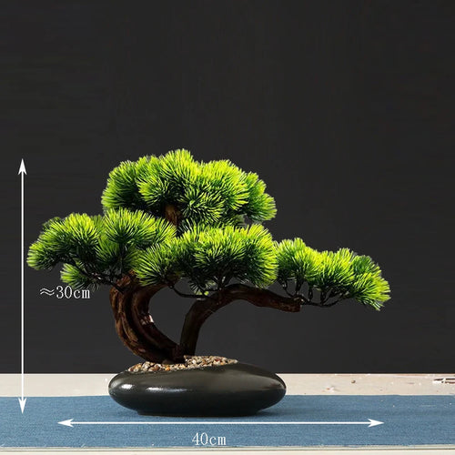 faux arbre bonsaï décoratif pour salon et aménagement paysager