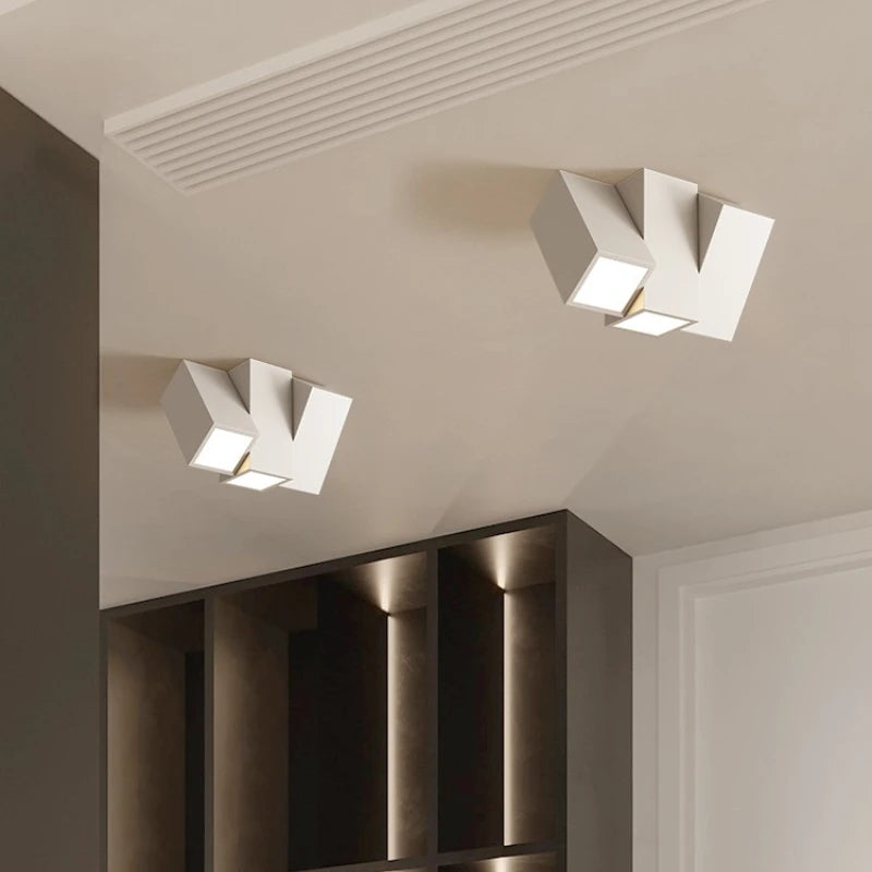 Spot LED simple et moderne lampe couloir escalier porche étude lumière cuisine salle à manger éclairage restaurant projecteur intérieur - vue 4 sur 14