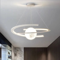 Modern nordic minimalist luxury circular ceiling light